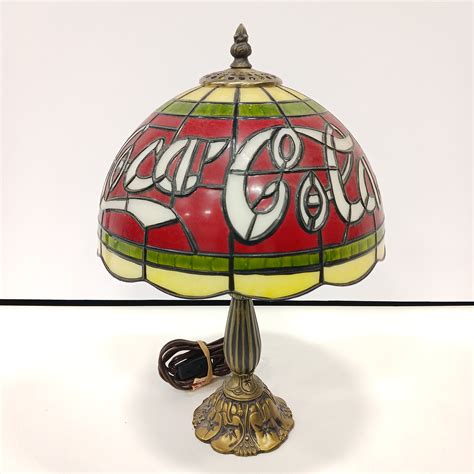 coca cola replica tiffany table lamp|tiffany style coca cola glasses.